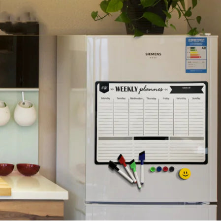 Planner em Quadro Magnético para Frigorífico