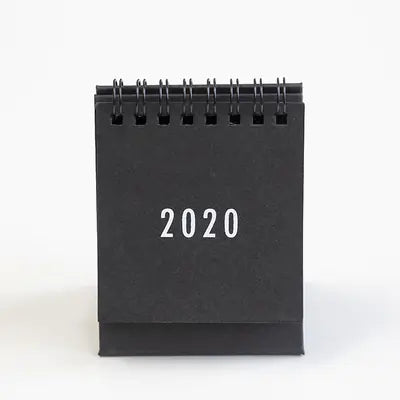 Calendário de mesa e agenda minimalista