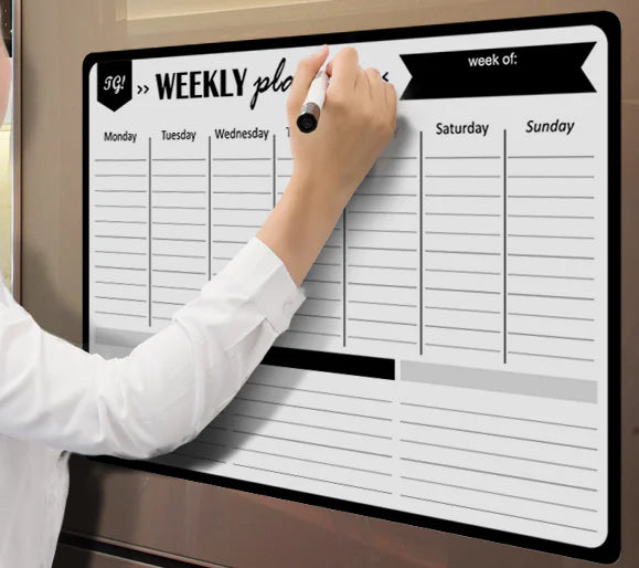 Planner em Quadro Magnético para Frigorífico